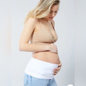 INGRID+ISABEL BELLABAND® - THE ORIGINAL PREGNANCY BELLY BAND White Size 1 NIB